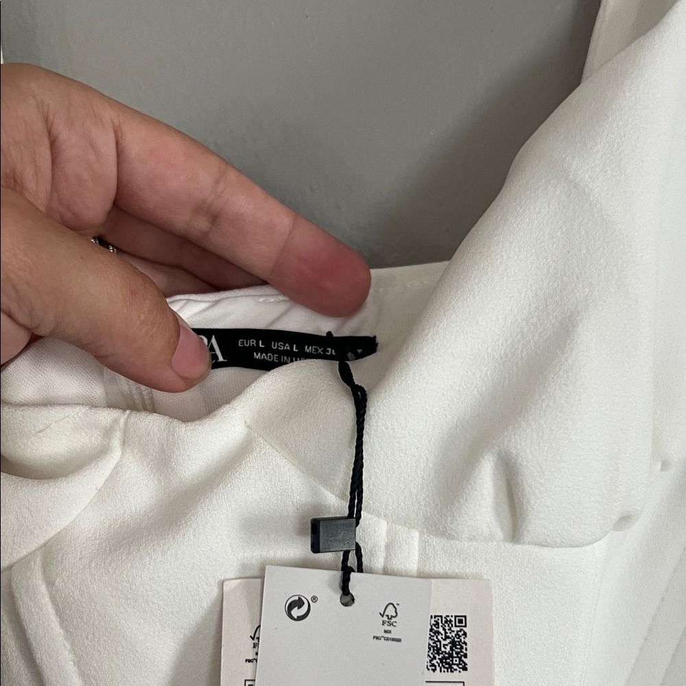 Zara White‎  dress - Picture 3 of 6